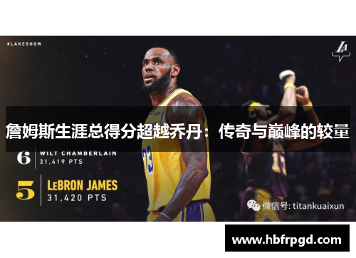 詹姆斯生涯总得分超越乔丹：传奇与巅峰的较量